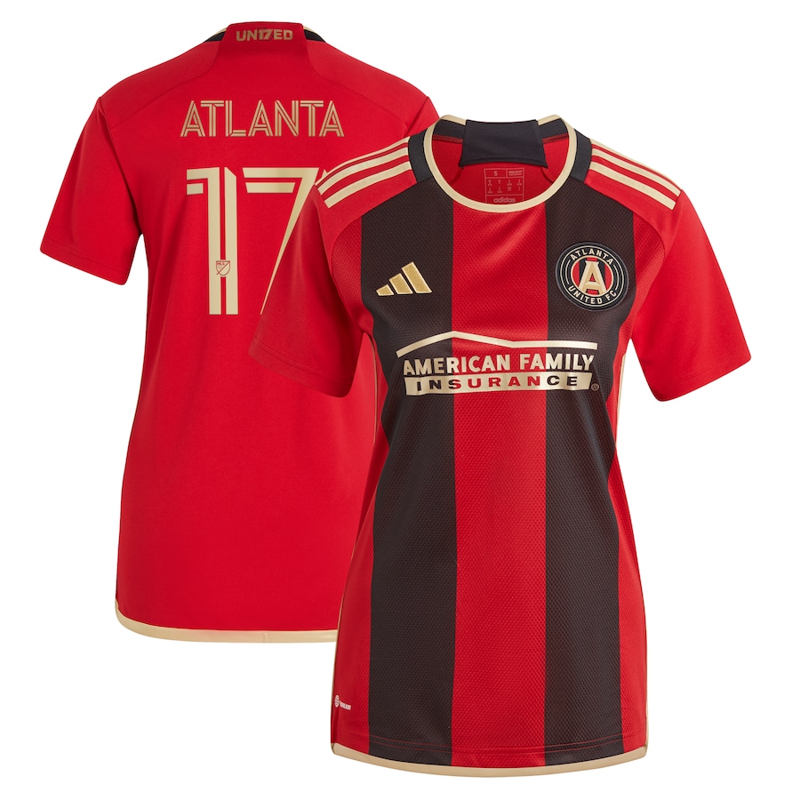 Women's Atlanta United FC adidas Black 2023 The 17s' Kit Replica Jersey