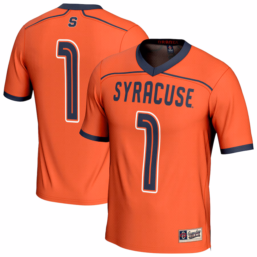 Youth GameDay Greats #1 Orange Syracuse Orange Lightweight Lacrosse Fashion Jersey