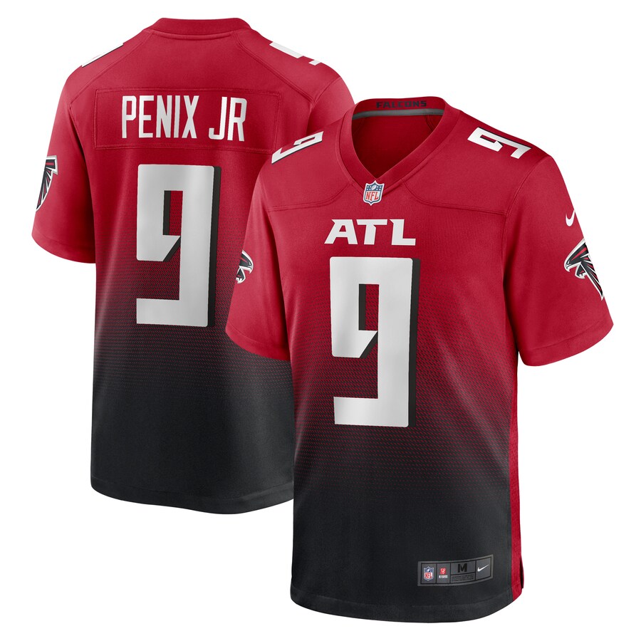 Men's Atlanta Falcons Michael Penix Jr. Nike  Red Alternate Game Jersey