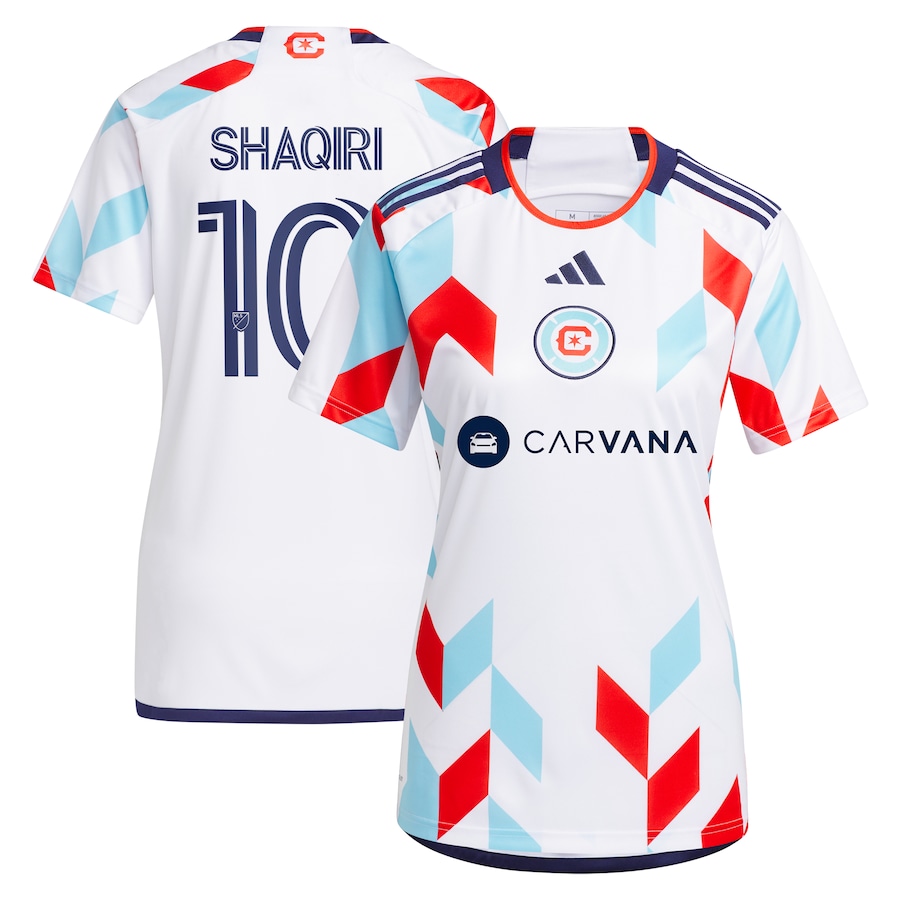 Women's Chicago Fire Xherdan Shaqiri adidas White 2024 A Kit For All Replica Player Jersey