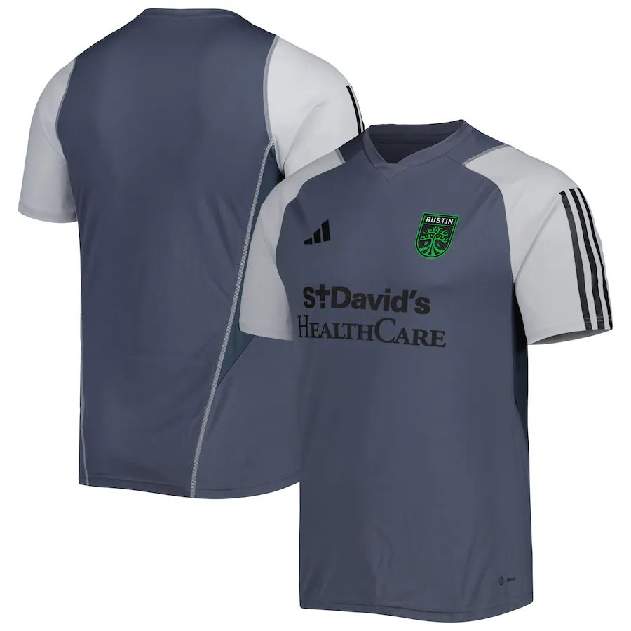 Men's Austin FC adidas Gray 2023 On-Field Training Jersey