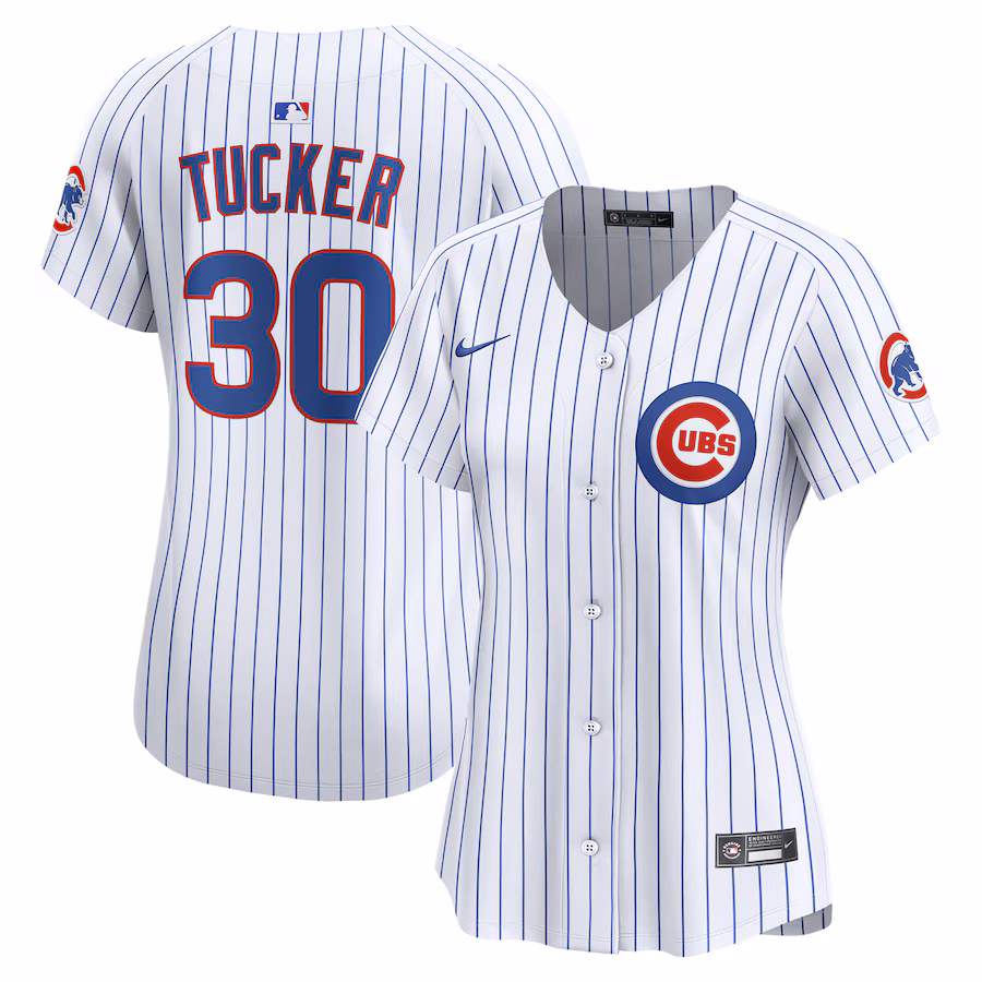 Women's Chicago Cubs Kyle Tucker Nike White Home Limited Player Jersey