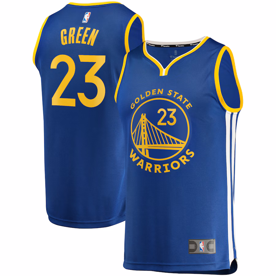 Men's Golden State Warriors Draymond Green Fanatics Royal Fast Break Replica Player Jersey - Icon Edition