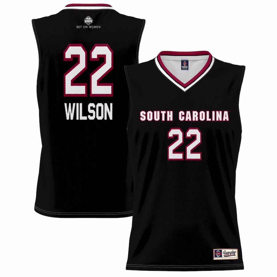 A'ja Wilson South Carolina Gamecocks GameDay Greats Unisex Lightweight Basketball Alumni Jersey - Black