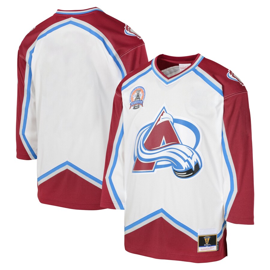 Youth Colorado Avalanche  Mitchell & Ness Blue 2000 Blue Line Player Jersey