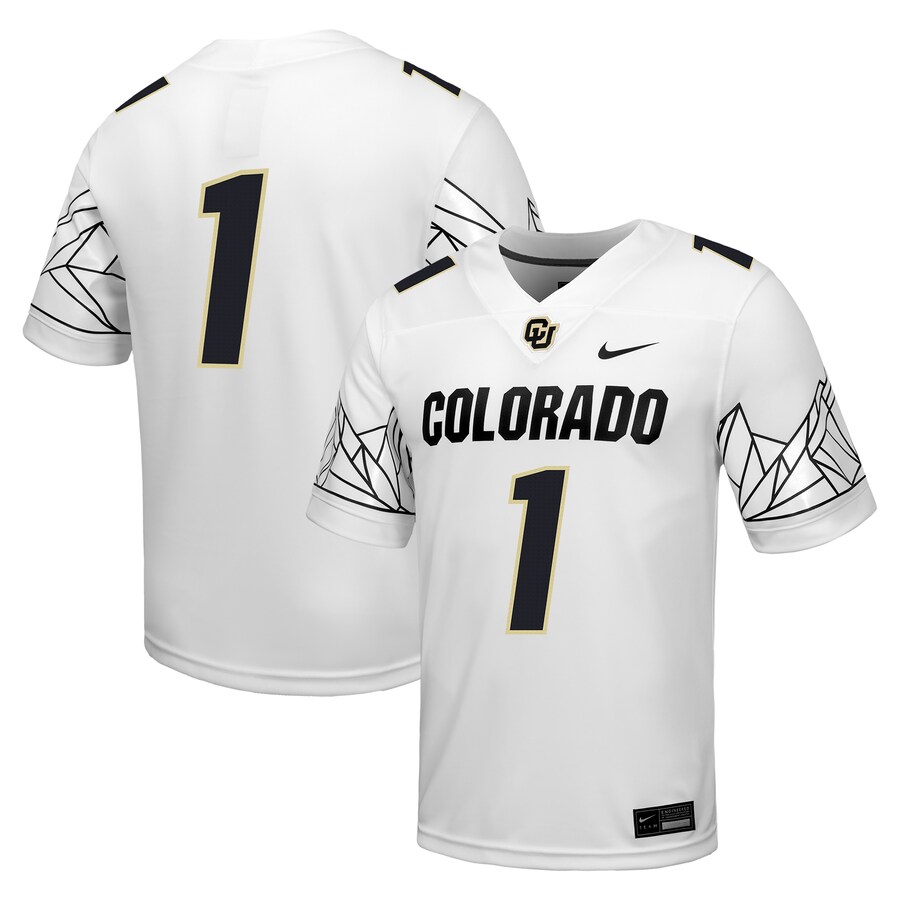 Men's Nike White Colorado Buffaloes Untouchable Game Jersey