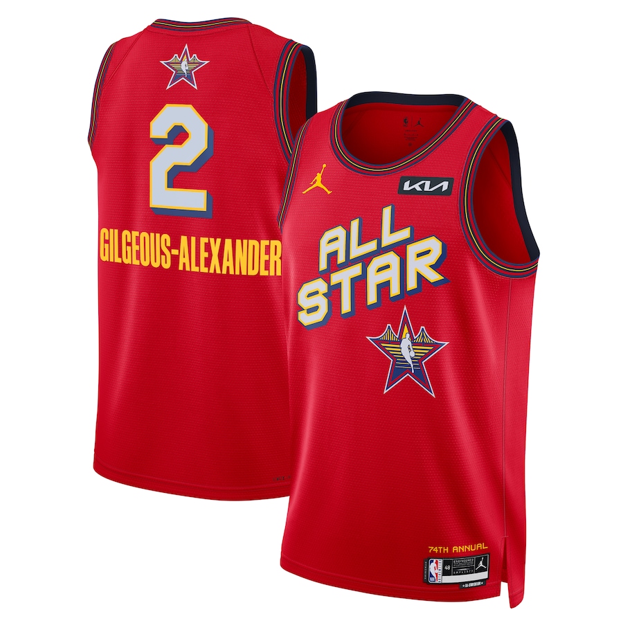 Unisex Shai Gilgeous-Alexander Nike Red 2025 NBA All-Star Game Swingman Player Jersey