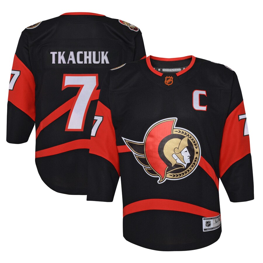 Youth Ottawa Senators Brady Tkachuk Black Special Edition 2.0 Premier Player Jersey