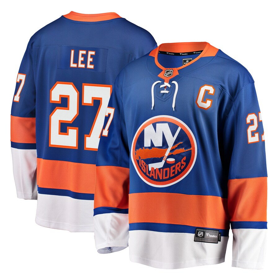 Men's New York Islanders Anders Lee Fanatics Royal Home Premier Breakaway Player Jersey