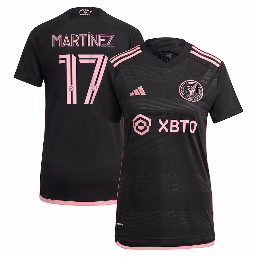 Women's Inter Miami CF Josef Martinez adidas Black 2023 La Noche Replica Player Jersey