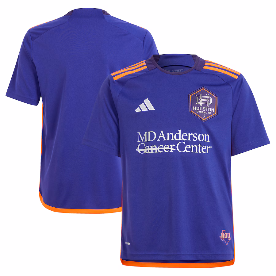 Youth Houston Dynamo FC  adidas Purple 2024 Still Holdin' Replica Jersey