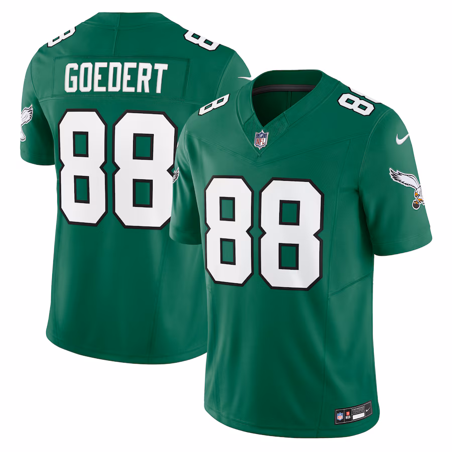 Men's Philadelphia Eagles Dallas Goedert Nike Kelly Green Vapor F.U.S.E. Limited Jersey