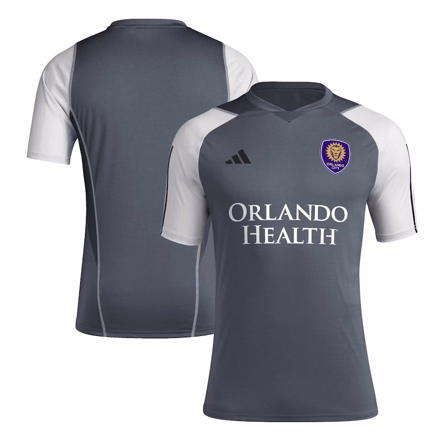 Men's Orlando City SC adidas Gray 2024 AEROREADY Training Jersey