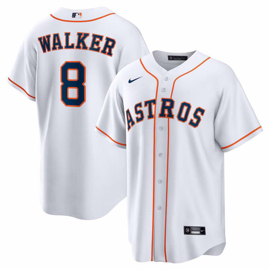 Men's Houston Astros Christian Walker Nike White Home Replica Jersey