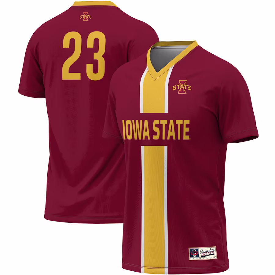 #1 Iowa State Cyclones ProSphere Unisex Lightweight Soccer Jersey - Cardinal