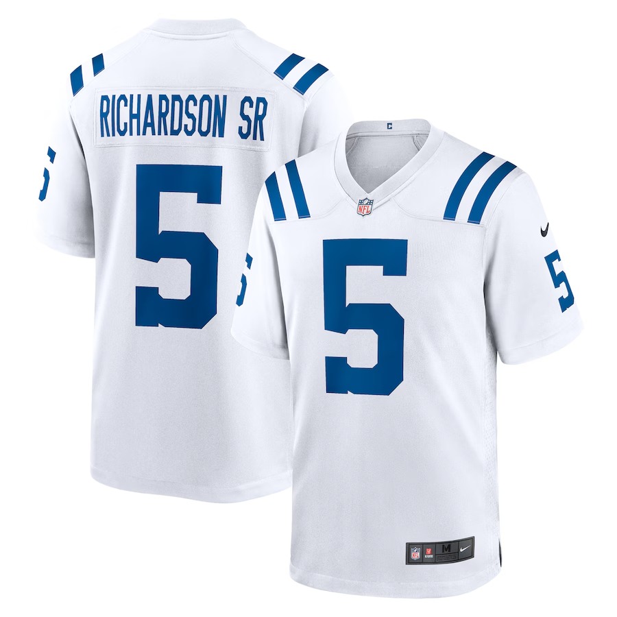 Men's Indianapolis Colts Anthony Richardson Sr. Nike White Game Jersey