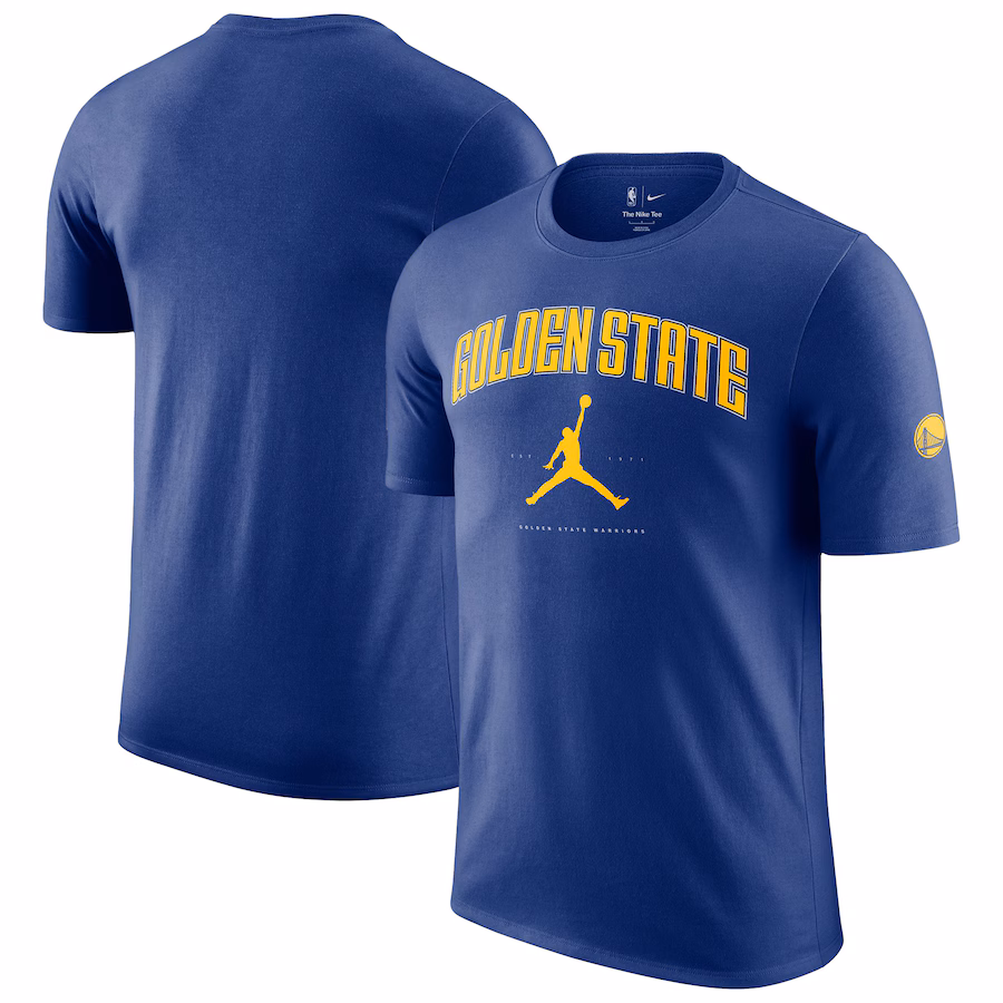 Unisex Golden State Warriors Jordan Brand Royal Essential Cities T-Shirt