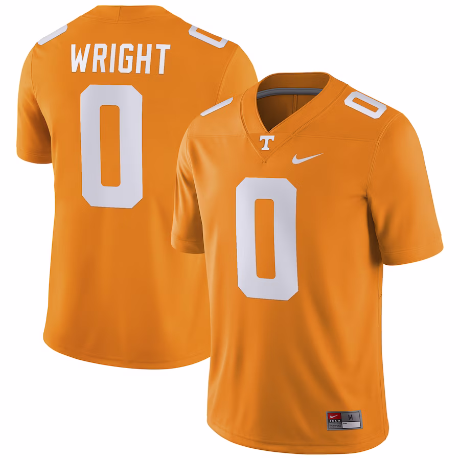 Jaylen Wright Tennessee Volunteers Nike Player Game Jersey - Tennessee Orange