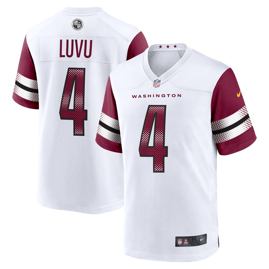 Men's Washington Commanders Frankie Luvu Nike White Game Jersey