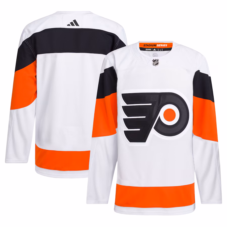 Men's Philadelphia Flyers adidas White 2024 NHL Stadium Series Primegreen Authentic Jersey