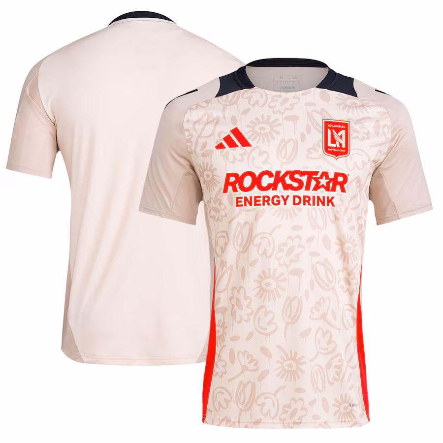 Men's LAFC adidas Brown 2024 One Planet Pre-Match Top