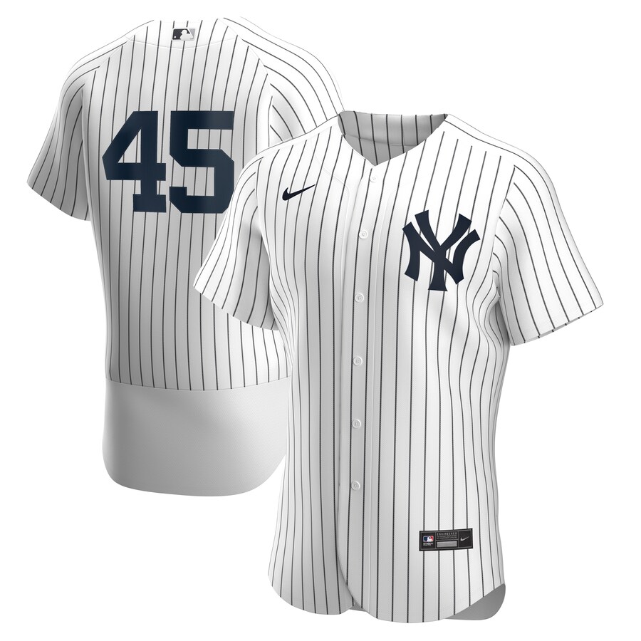 Men's New York Yankees Gerrit Cole Nike White Home Authentic Player Jersey