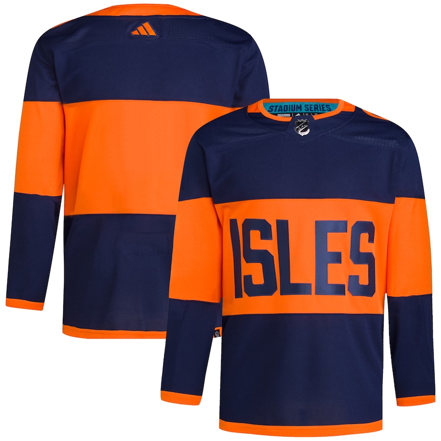 Men's New York Islanders adidas Navy 2024 NHL Stadium Series Primegreen Authentic Jersey