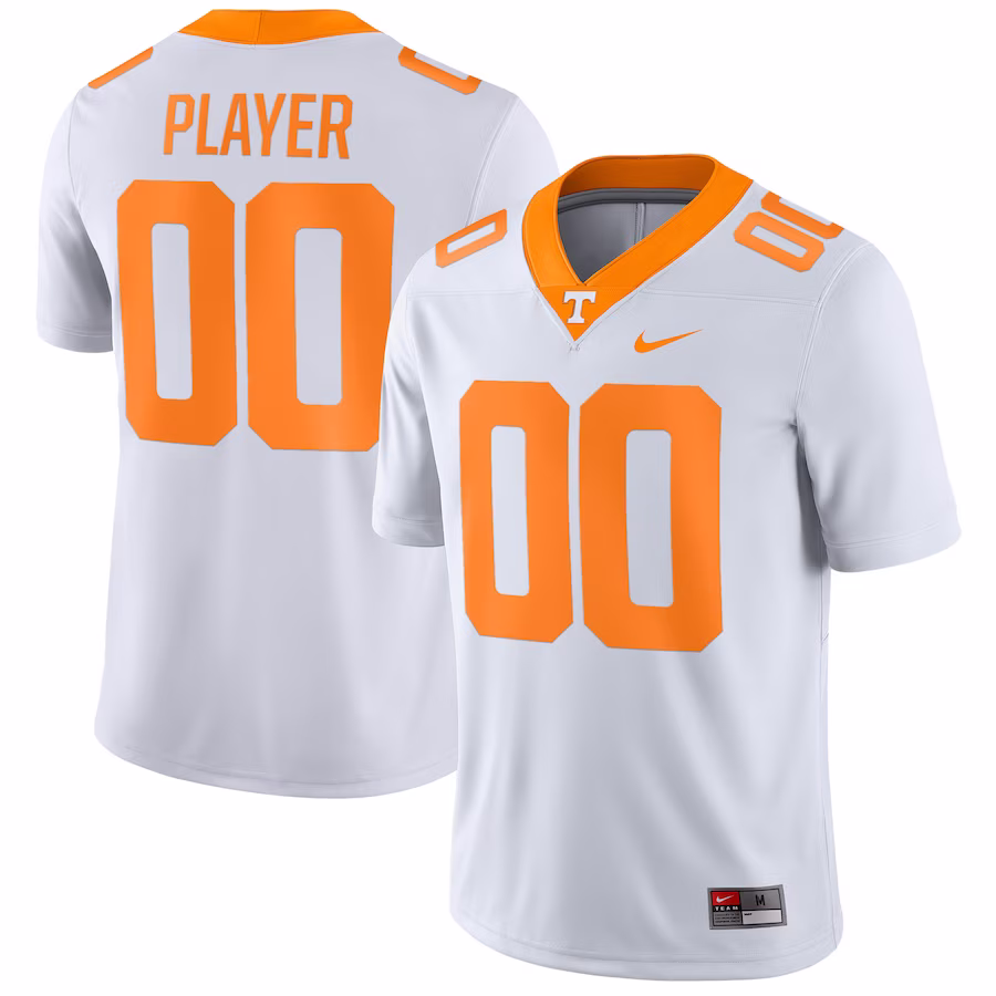 Tennessee Volunteers Nike Pick-A-Player NIL Replica Football Jersey - White