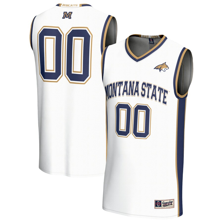 Unisex GameDay Greats  White Montana State Bobcats Lightweight Basketball Fashion Jersey