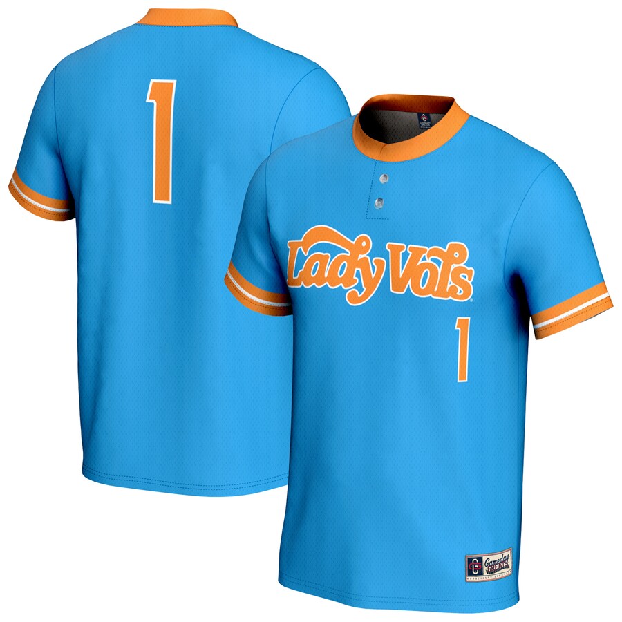 Youth GameDay Greats  Blue Tennessee Volunteers Softball Fashion Jersey