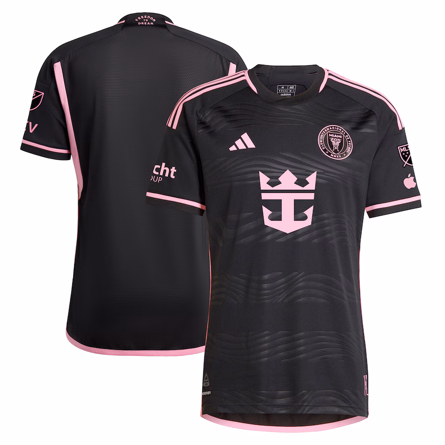 Men's Inter Miami CF  adidas Black 2024 La Noche Authentic Jersey