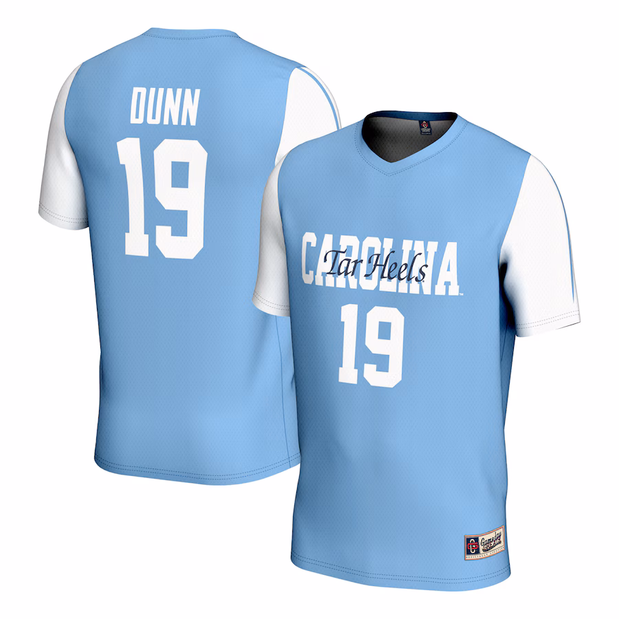 Unisex GameDay Greats Crystal Dunn Carolina Blue North Carolina Tar Heels Women's Soccer Fashion Jersey