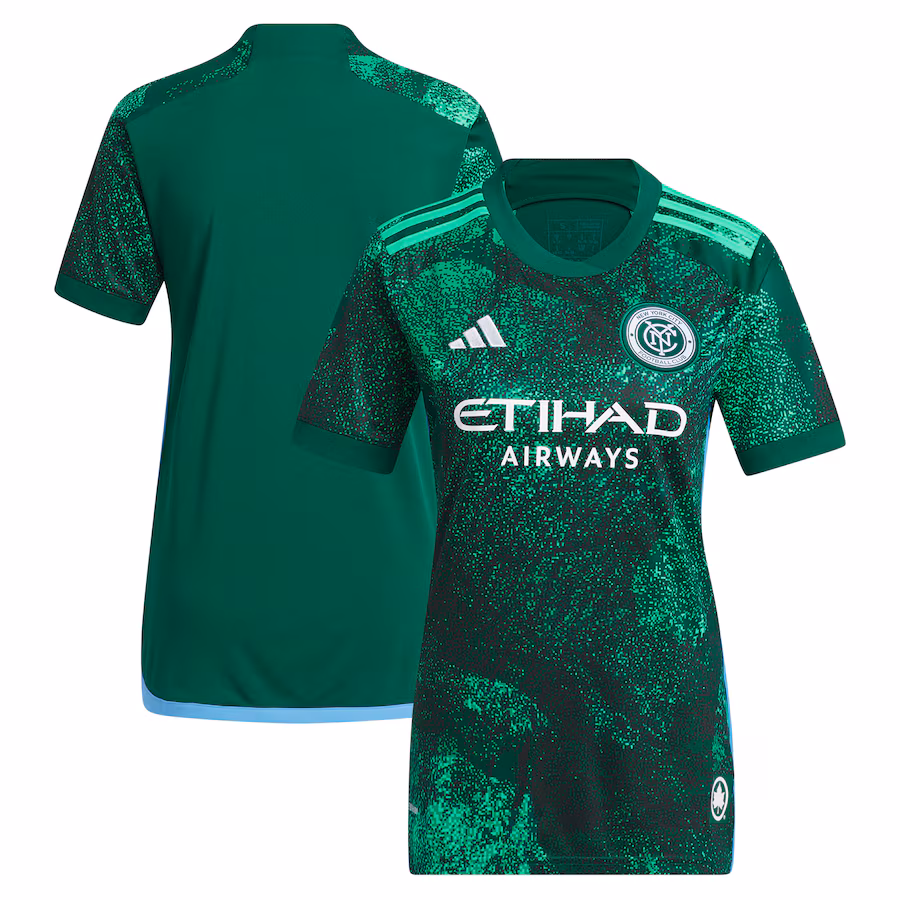 Women's New York City FC  adidas Green 2023 The Parks Replica Jersey