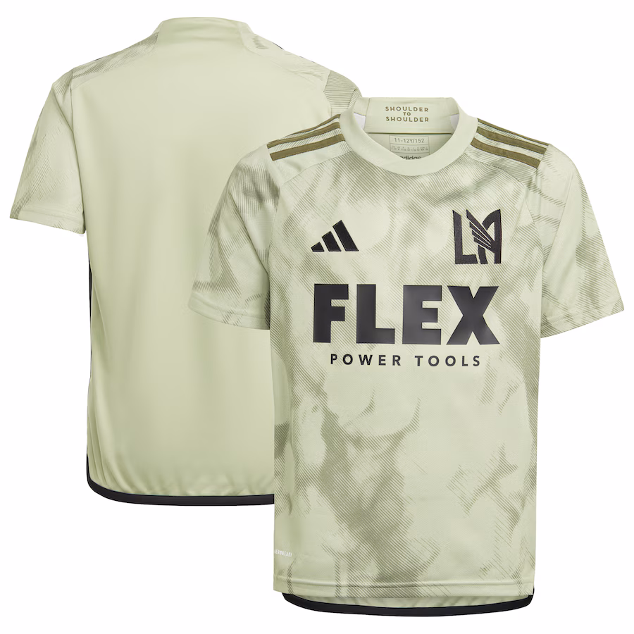 Youth LAFC adidas Green 2023 Smokescreen Replica Jersey