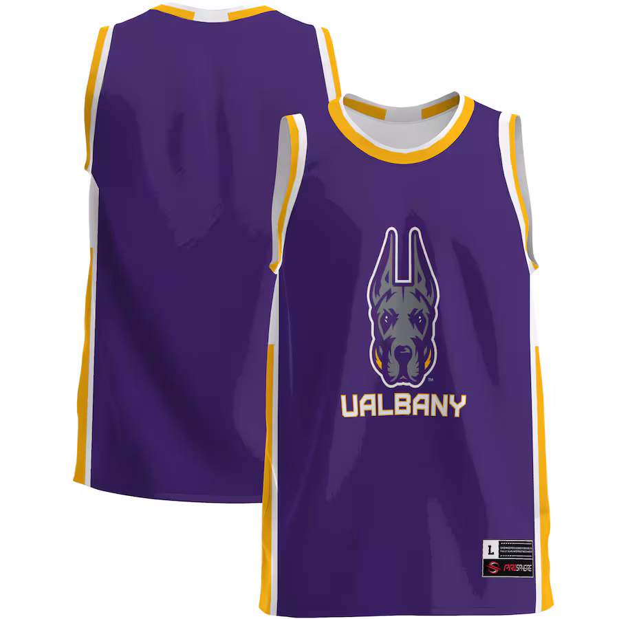 Men's GameDay Greats Purple UAlbany Great Danes Lightweight Basketball Jersey