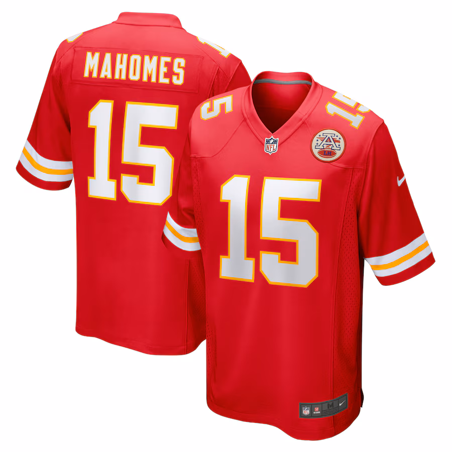 Men's Kansas City Chiefs Patrick Mahomes Nike Red Game Jersey