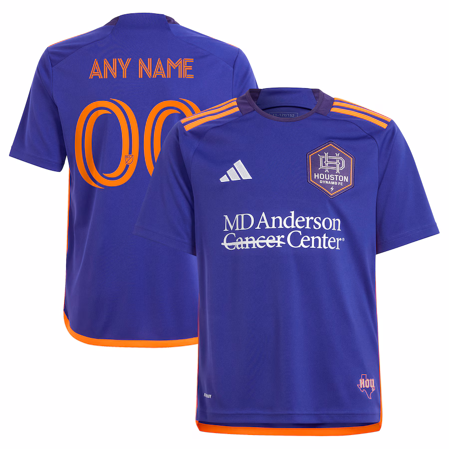 Youth Houston Dynamo FC  adidas Purple 2024 Still Holdin' Replica Custom Jersey