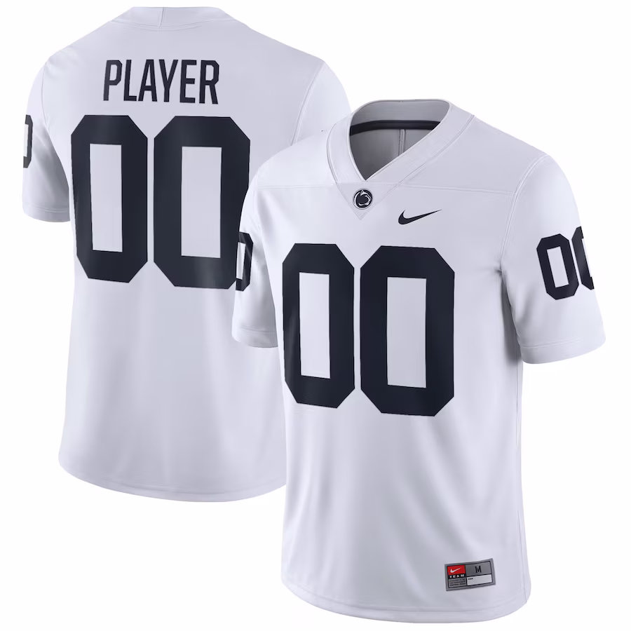 Penn State Nittany Lions Nike Pick-A-Player NIL Replica Football Jersey - White