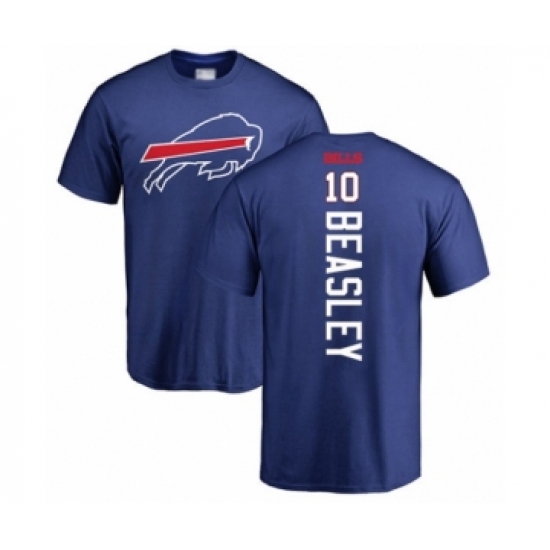 Football Buffalo Bills #10 Cole Beasley Royal Blue Backer T-Shirt