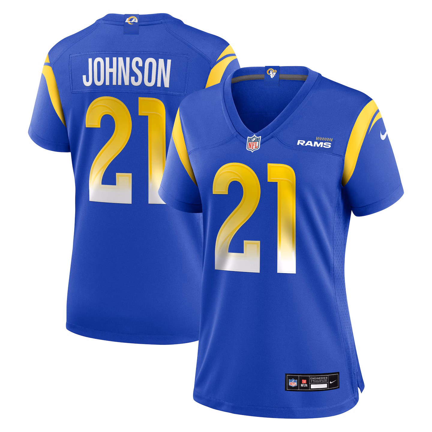Women's Los Angeles Rams Alex Johnson Nike Royal Team Game Jersey