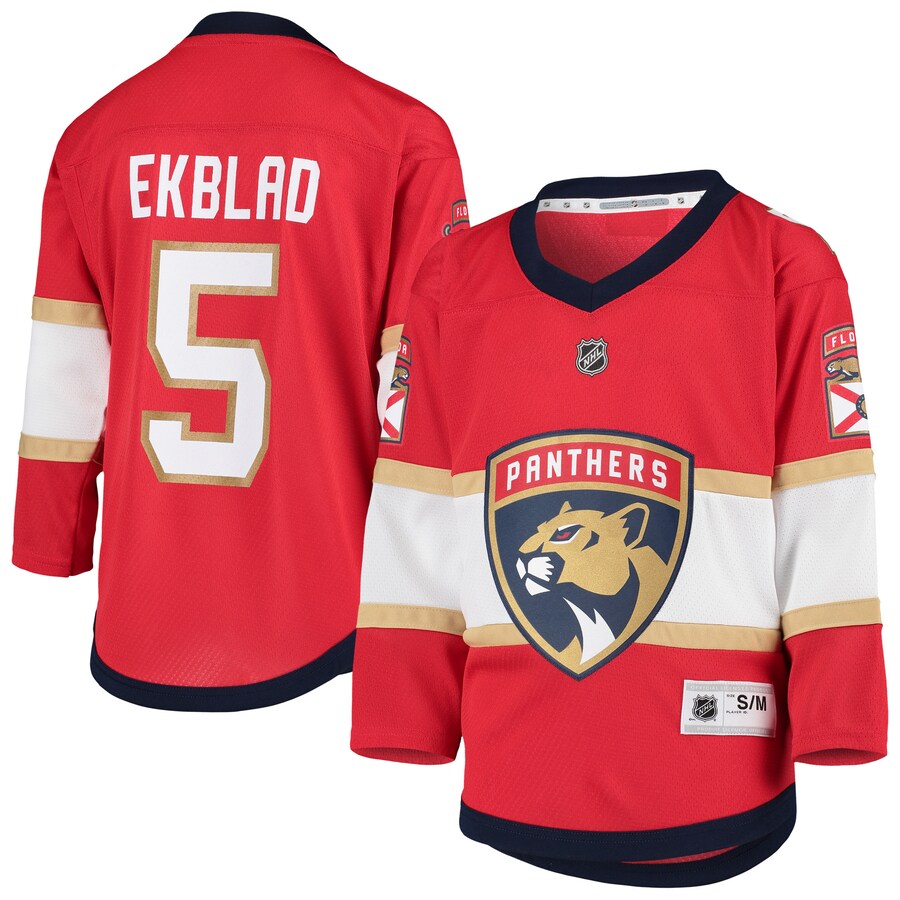 Youth Florida Panthers Aaron Ekblad Red Home Replica Player Jersey - Ujersey
