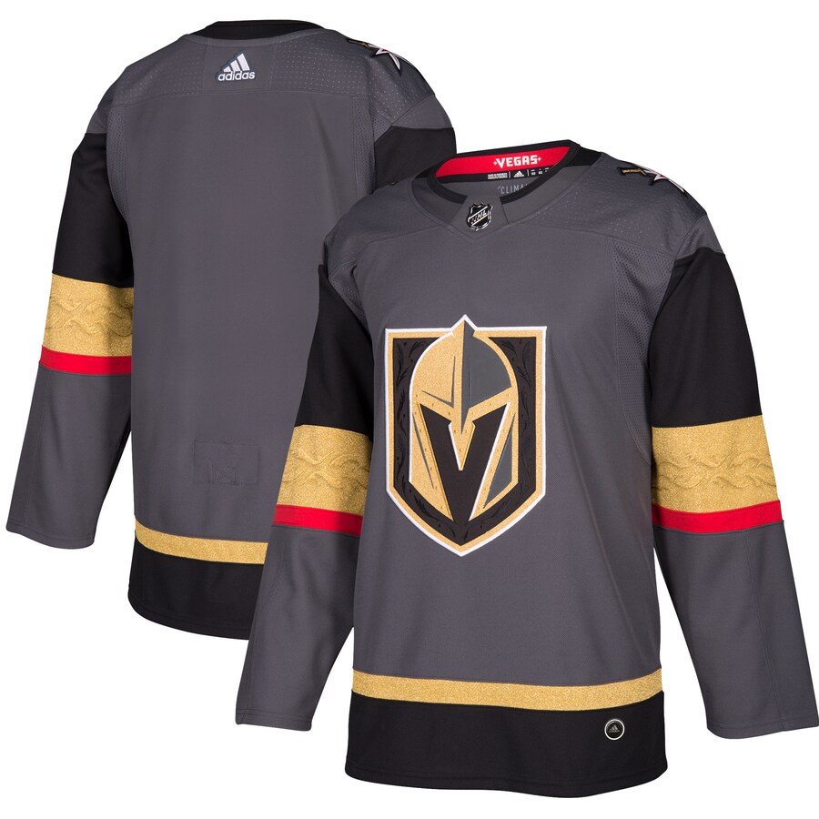 Men's Vegas Golden Knights adidas Gray Alternate Authentic Blank Jersey - Ujersey