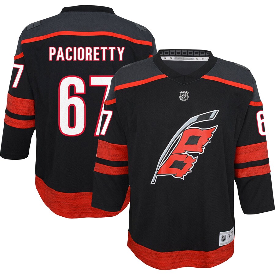 Youth Carolina Hurricanes Max Pacioretty Black Home Replica Player Jersey - Ujersey