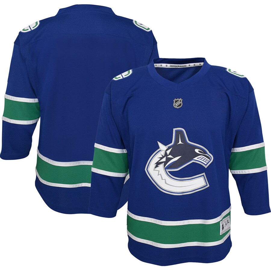 Youth Vancouver Canucks Blue Replica Jersey - Ujersey