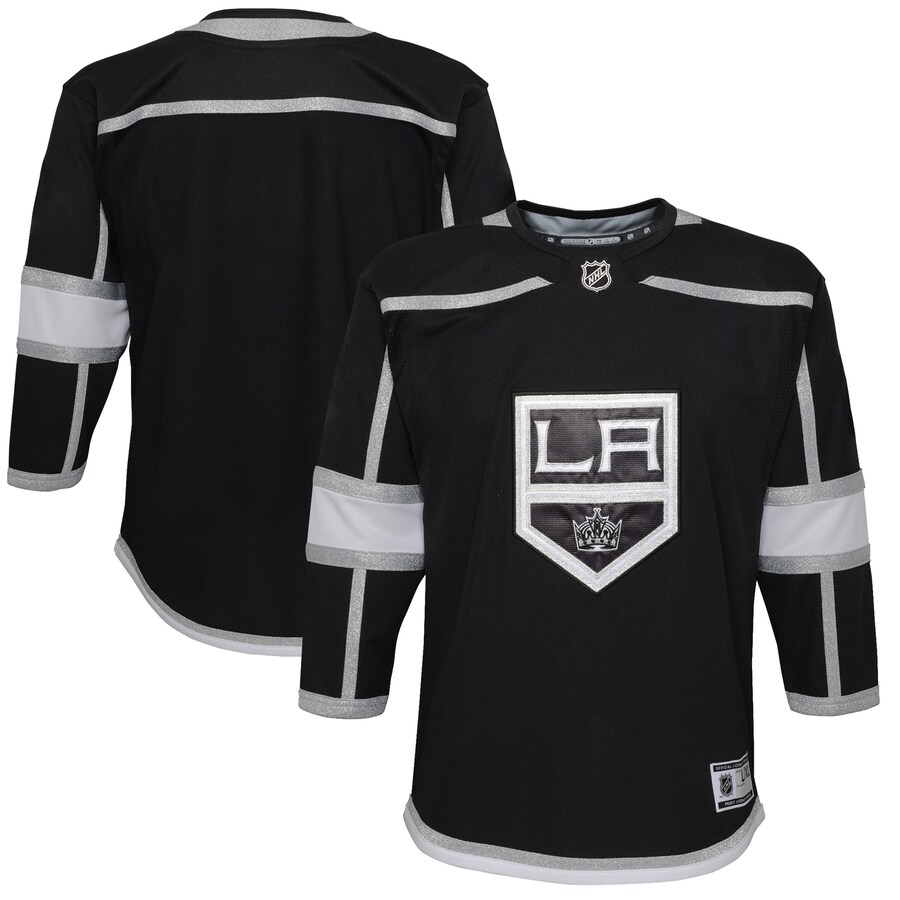 Youth Los Angeles Kings Black Home Premier Jersey - Ujersey