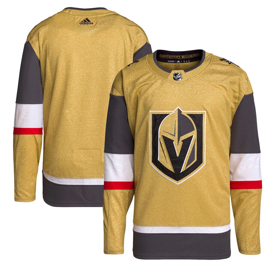 Men's Vegas Golden Knights adidas Gold Home Primegreen Authentic Jersey - Ujersey