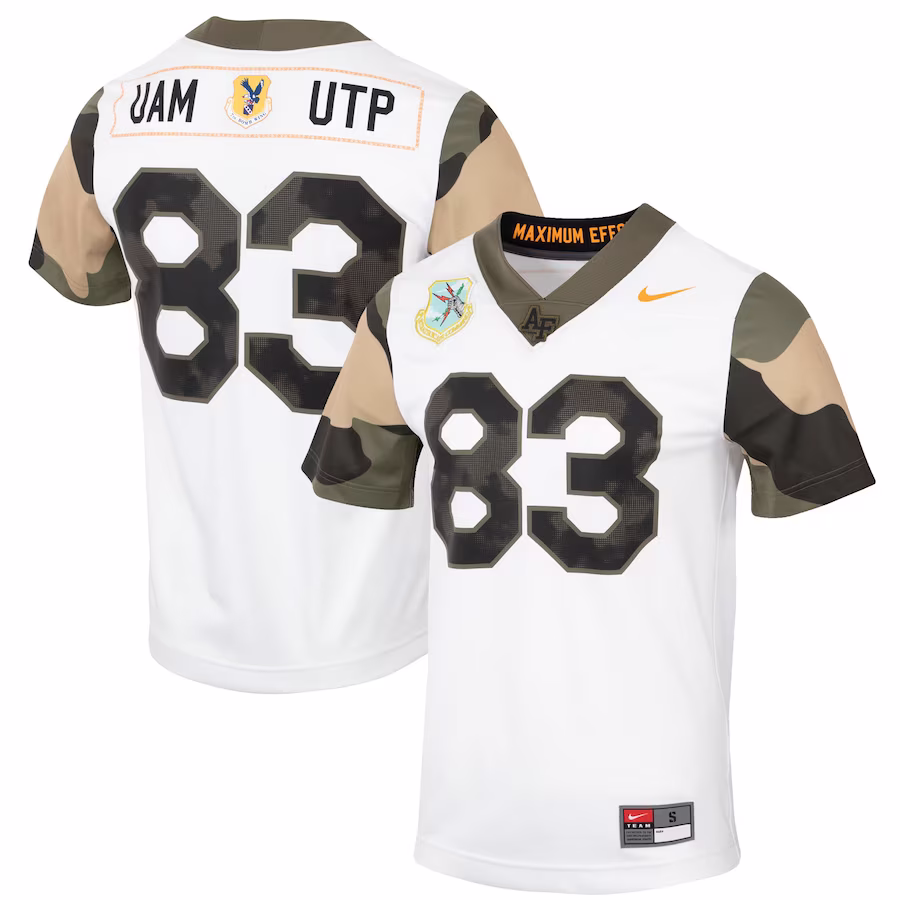 #83 Air Force Falcons Nike Special Game Replica Jersey - White - Ujersey