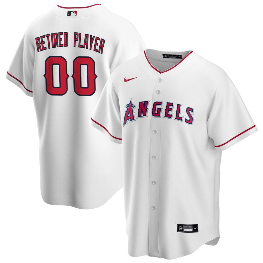 Men's Los Angeles Angels Nike White Home Pick-A-Player Retired Roster Replica Jersey - Ujersey