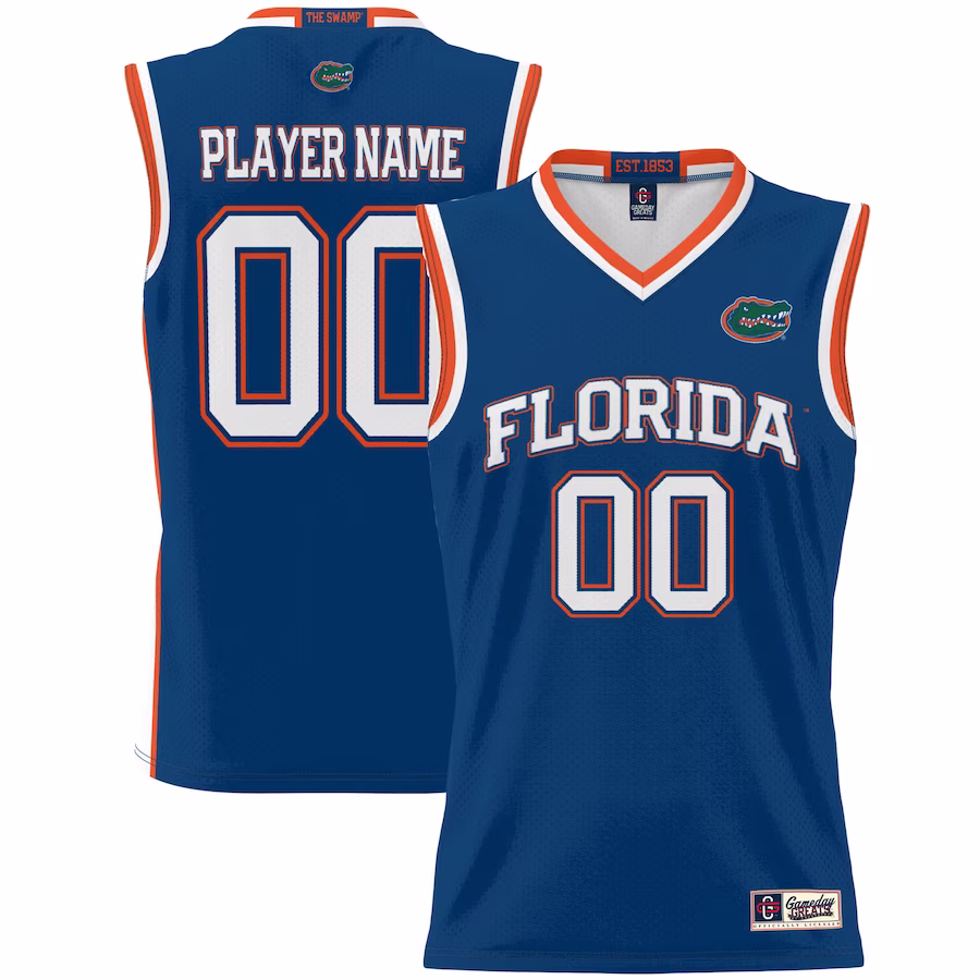 Florida Gators GameDay Greats Youth NIL Pick-A-Player Lightweight Men's Basketball Jersey - Royal - Ujersey
