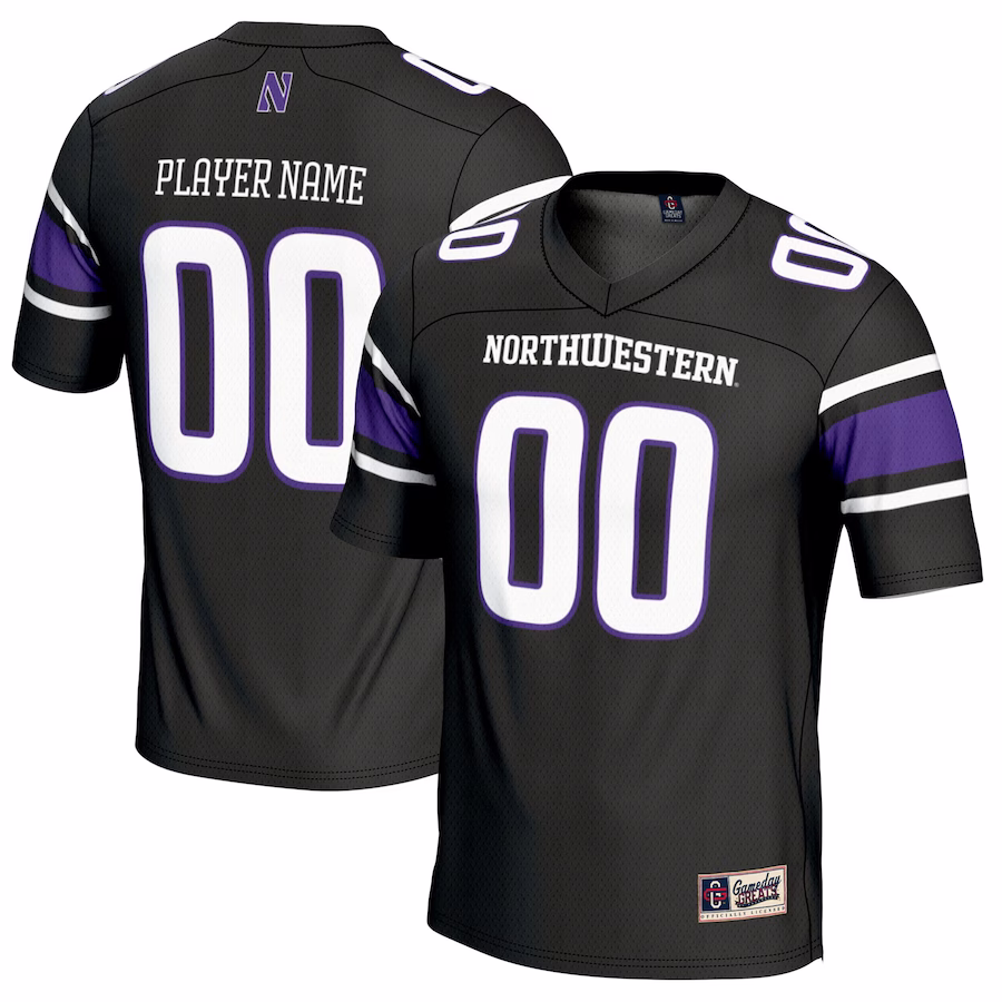 Northwestern Wildcats GameDay Greats Youth NIL Pick-A-Player Football Jersey - Black - Ujersey